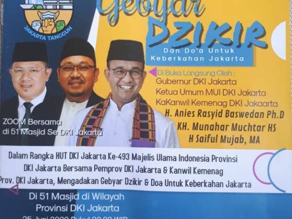 Gebyar Dzikir Dan Doa Untuk Keberkahan Jakarta
