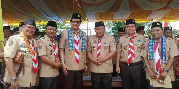 Pinsakoda SPN Lampung Ikuti Apel Besar Hari Pramuka ke-61